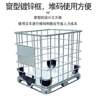 Contenitore chimico bianco di IBC stoccaggio quadrato dell'acqua del carro armato da 1000 litri