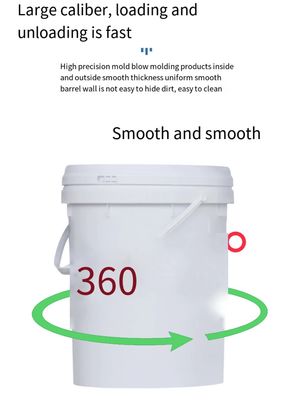 I secchi di plastica 1L/2L/5L/10L della pittura hanno personalizzato i secchi di plastica