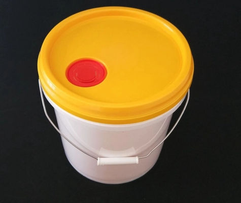 Pittura di plastica Pail Round Enclosed Plastic Water Pail With Lid Handle dell'HDPE