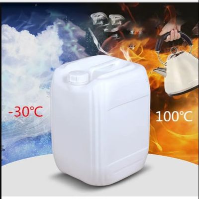 Contenitore evidente della brocca dei coperchi della vite del compressore bianco un quadrato da 25 litri per alimento liquido