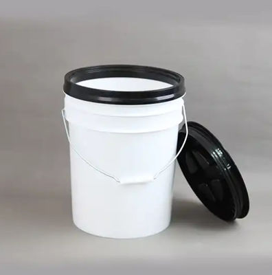 secchio di plastica della pittura di spessore 20L di 1.4mm con la vite sul coperchio della guarnizione di gamma e sulla maniglia del metallo