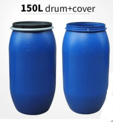 Il contenitore chimico di plastica dell'HDPE 150L con il cerchio del ferro ha personalizzato