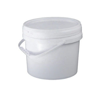 secchi bianchi leggeri di gallone del secchio di plastica della pittura di 20cm i cinque si sono ispessiti