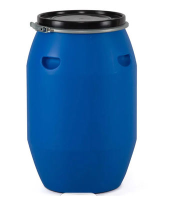 Tamburo di plastica 125L della testa aperta riciclato blu intorno ad imballaggio chimico