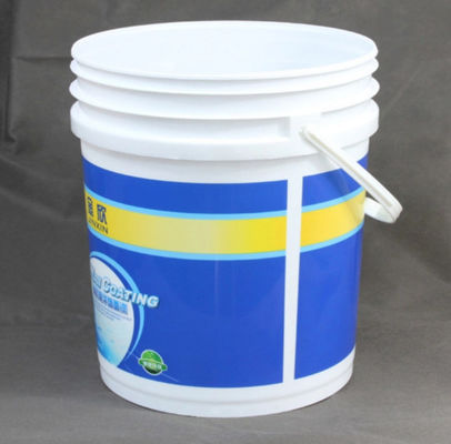 OEM/ODM secchio della pittura della pittura da 5 galloni chiaro del secchio dei semi di plastica dell'HDPE