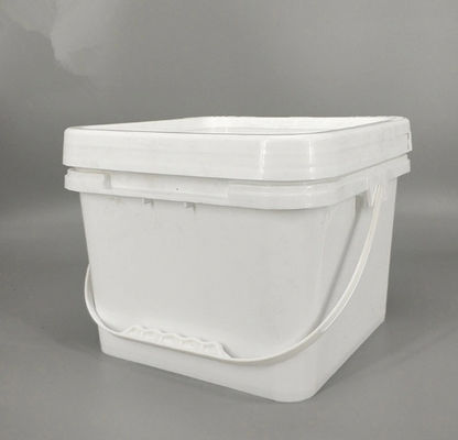 il secchio di plastica della pittura di rettangolo 20L ha personalizzato i 20 litri bianco
