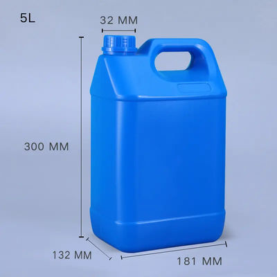 5L Jerry Can Enclosed di plastica un HDPE Jerry Can With Handle da 5 litri