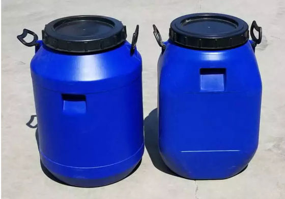 barilotti di plastica blu del tamburo di memorizzazione dell'alimento 60L con il coperchio e la maniglia del filo