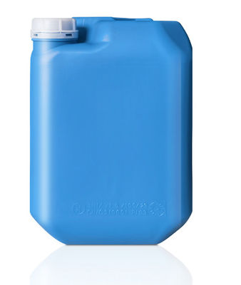 20 litri di cilindro di plastica chiuso quadrato HDPE Blu cilindro di plastica chimica