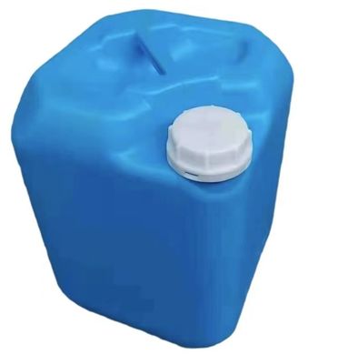 20 litri di cilindro di plastica chiuso quadrato HDPE Blu cilindro di plastica chimica