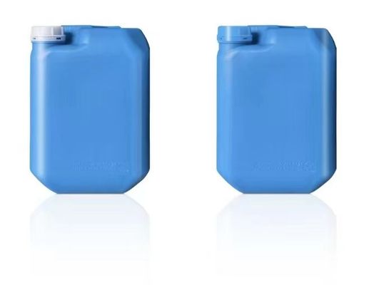 20 litri di cilindro di plastica chiuso quadrato HDPE Blu cilindro di plastica chimica