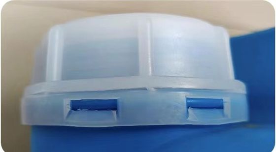 20 litri di cilindro di plastica chiuso quadrato HDPE Blu cilindro di plastica chimica