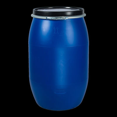 200L Blu Barrel tamburo di plastica con manico e anello di acciaio per lo stoccaggio di sostanze chimiche
