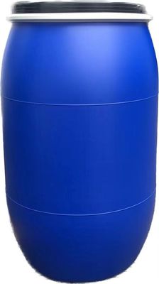 200L Blu Barrel tamburo di plastica con manico e anello di acciaio per lo stoccaggio di sostanze chimiche