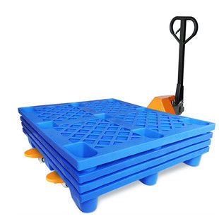 Griglia 9 piedi carrello elevatore di plastica pallet colore blu