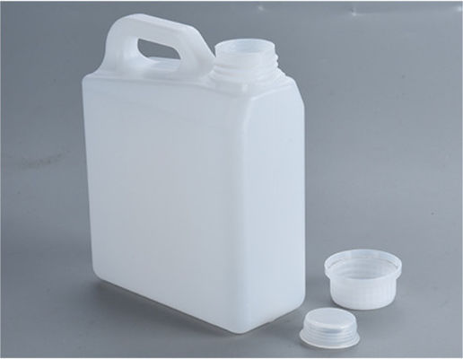 1L Lavatorio liquido Bottiglia di plastica Disinfettante Acqua Quadrata Flat Can HDPE olio di arachidi Barile di plastica chimica
