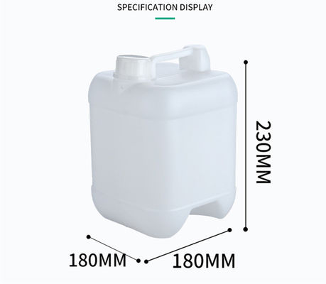 Barile di plastica da 5 litri imballaggio a mano barile di plastica quadrata addensata barile di plastica alimentare barile di emulsione essenza
